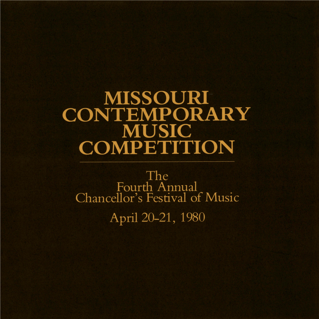 Missouri Contemporary Music Competition