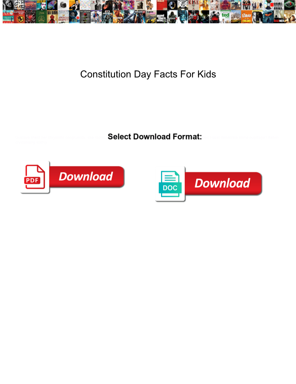 Constitution Day Facts for Kids