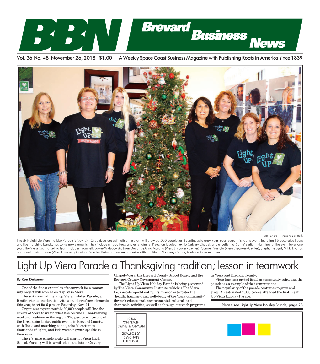 BBN BREVARD BUSINESS NEWS Online at Brevardbusinessnews.Com