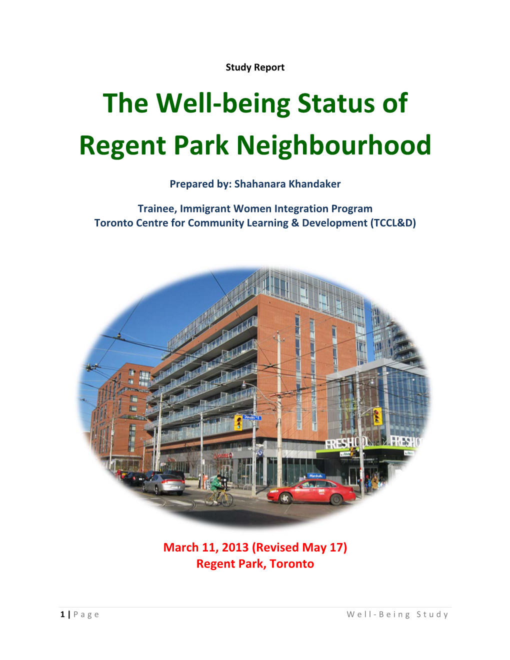 Regent Park Neighbourhood