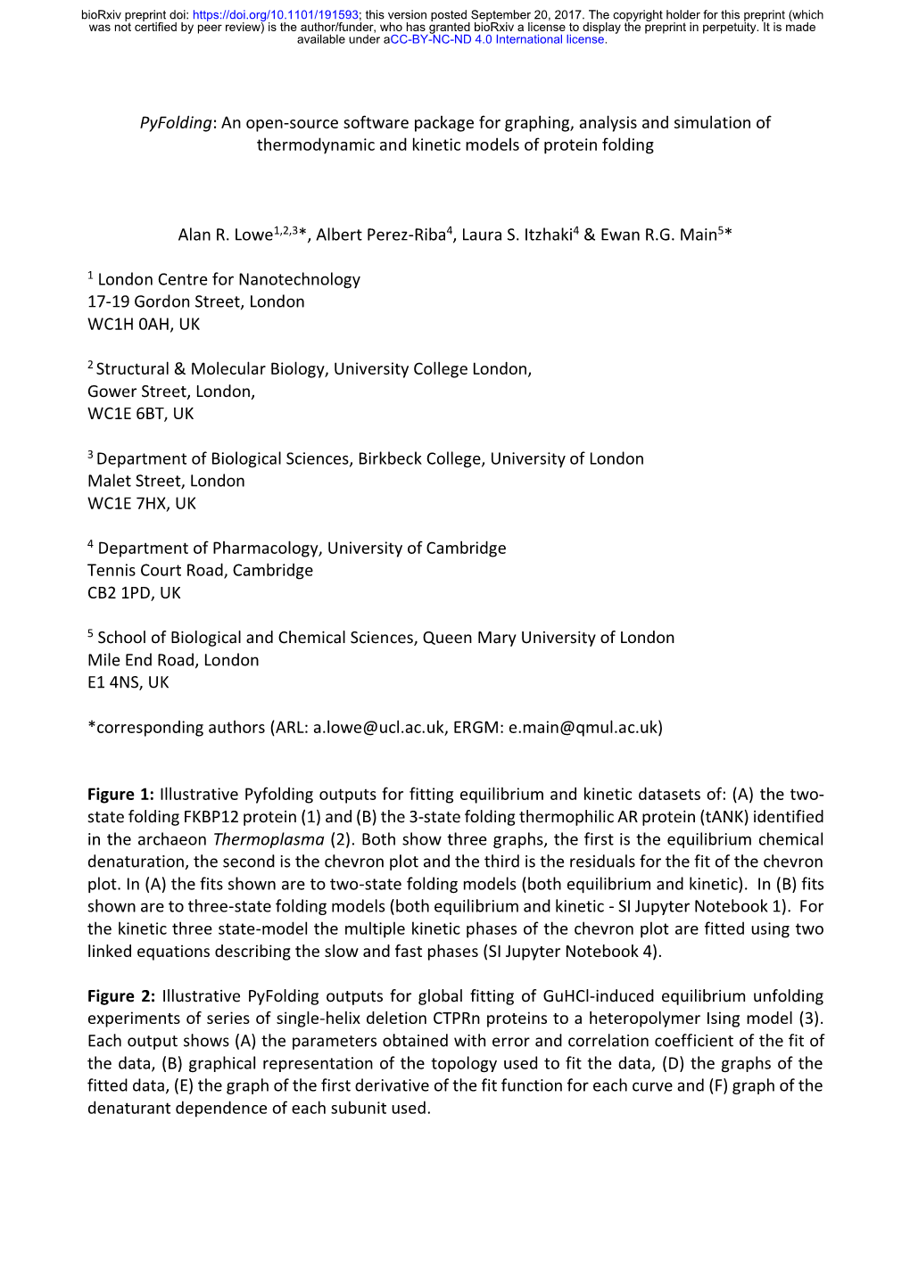 An Open-Source Software Package for Graphing, Analysis and Simulation of Thermodynamic and Kinetic Models of Protein Folding