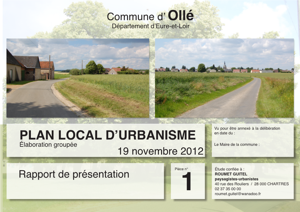 Plan Local D'urbanisme