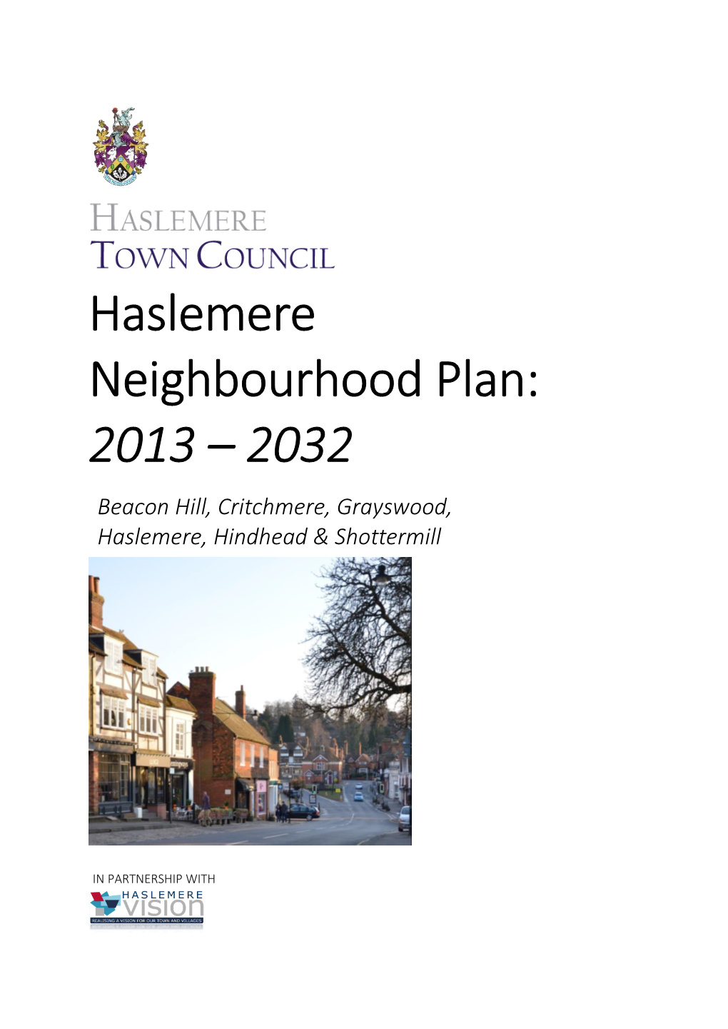 Haslemere Neighbourhood Plan Reg 16 260121