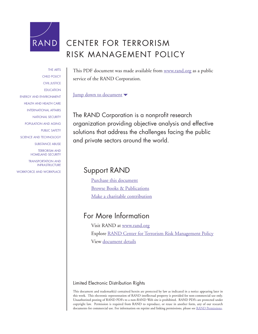 The Victims of Terrorism an Assessment of Their Influence and Growing Role in Policy, Legislation, and the Private Sector