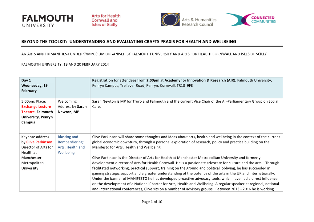 Beyond the Toolkit: Understanding and Evaluating Crafts Praxis for Health and Wellbeing