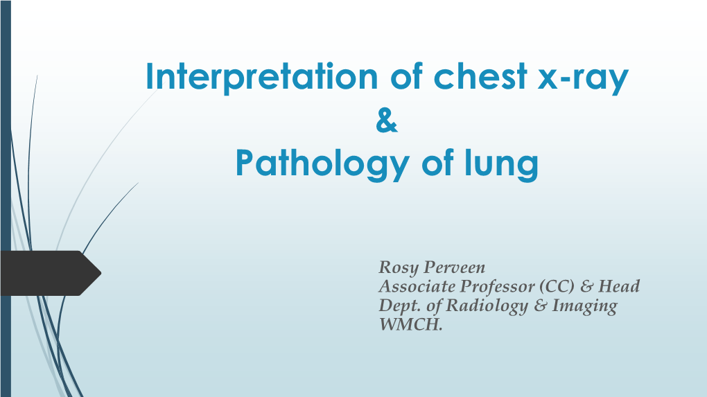 Chest Imaging  Others: Bone Scan, Gallium Etc