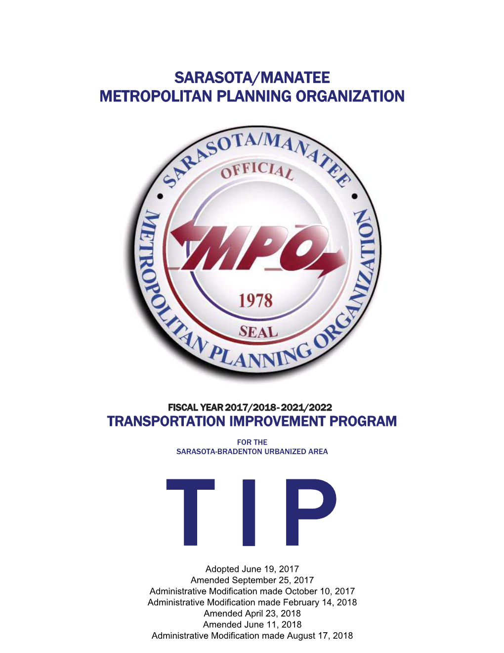 Sarasota/Manatee Metropolitan Planning Organization
