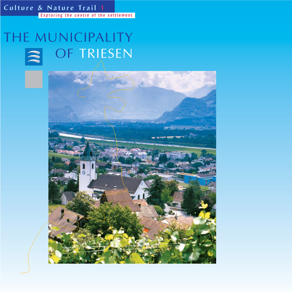 THE MUNICIPALITY of TRIESEN Büchele G E