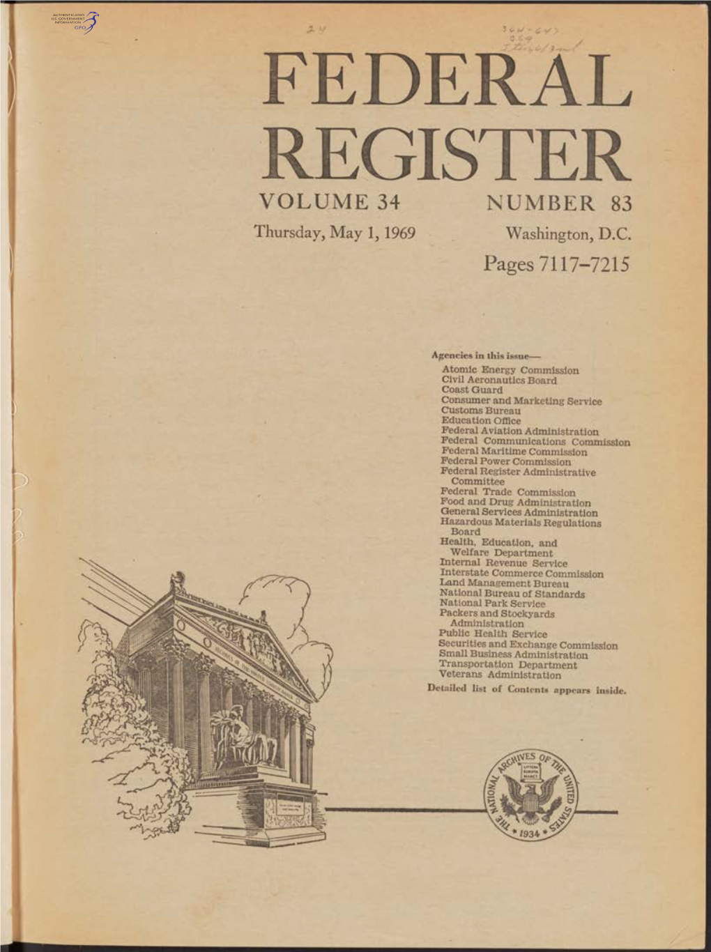 Federal Register I