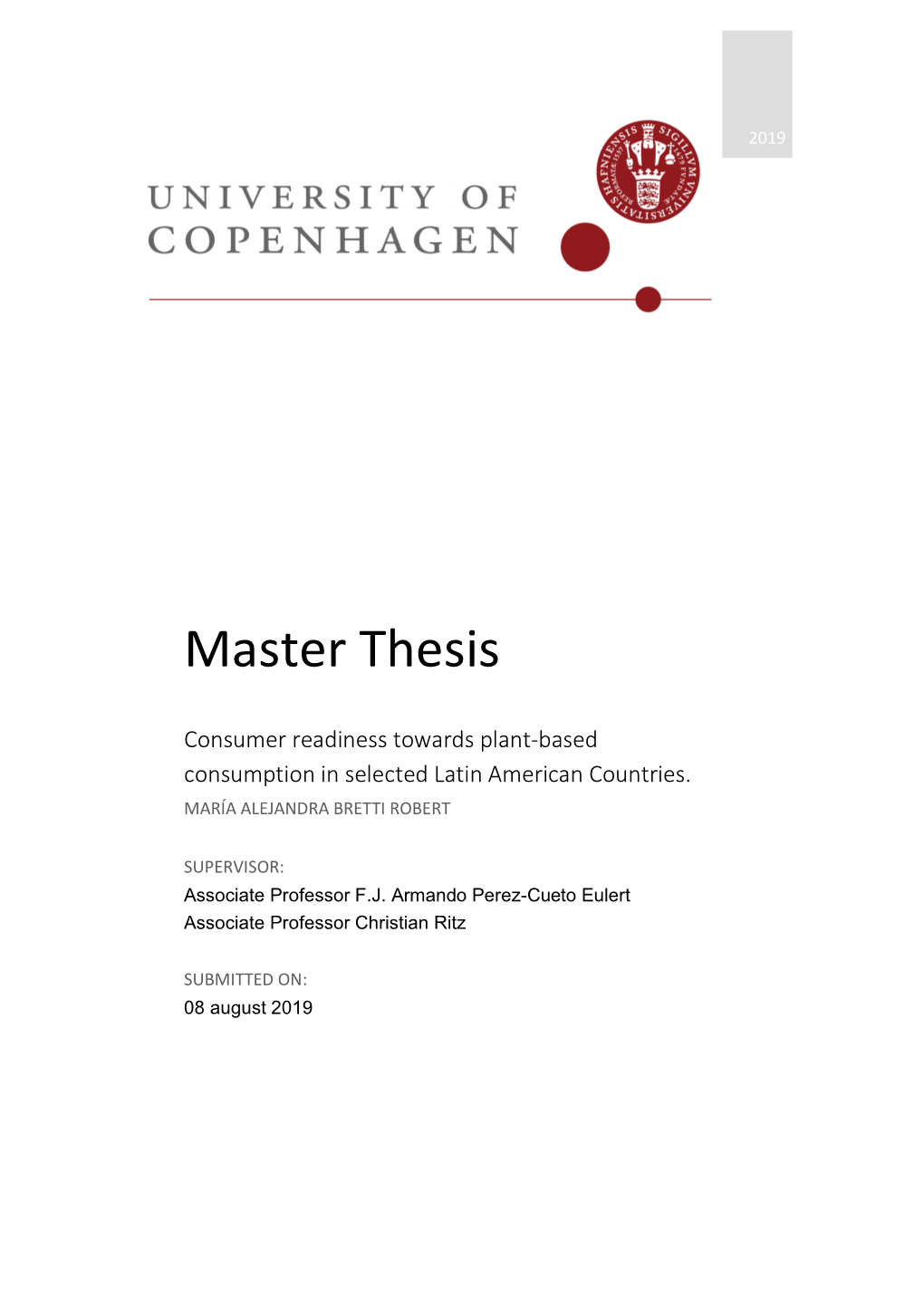 Master Thesis