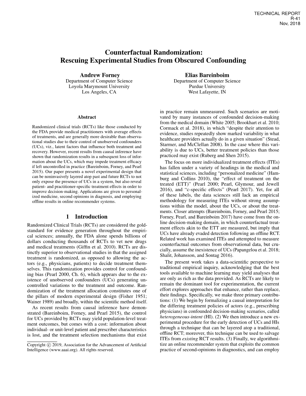 Counterfactual Randomization: Rescuing Experimental Studies from Obscured Confounding