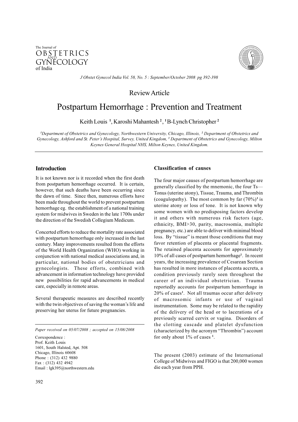 September October Obs Paper Final 2008.P65