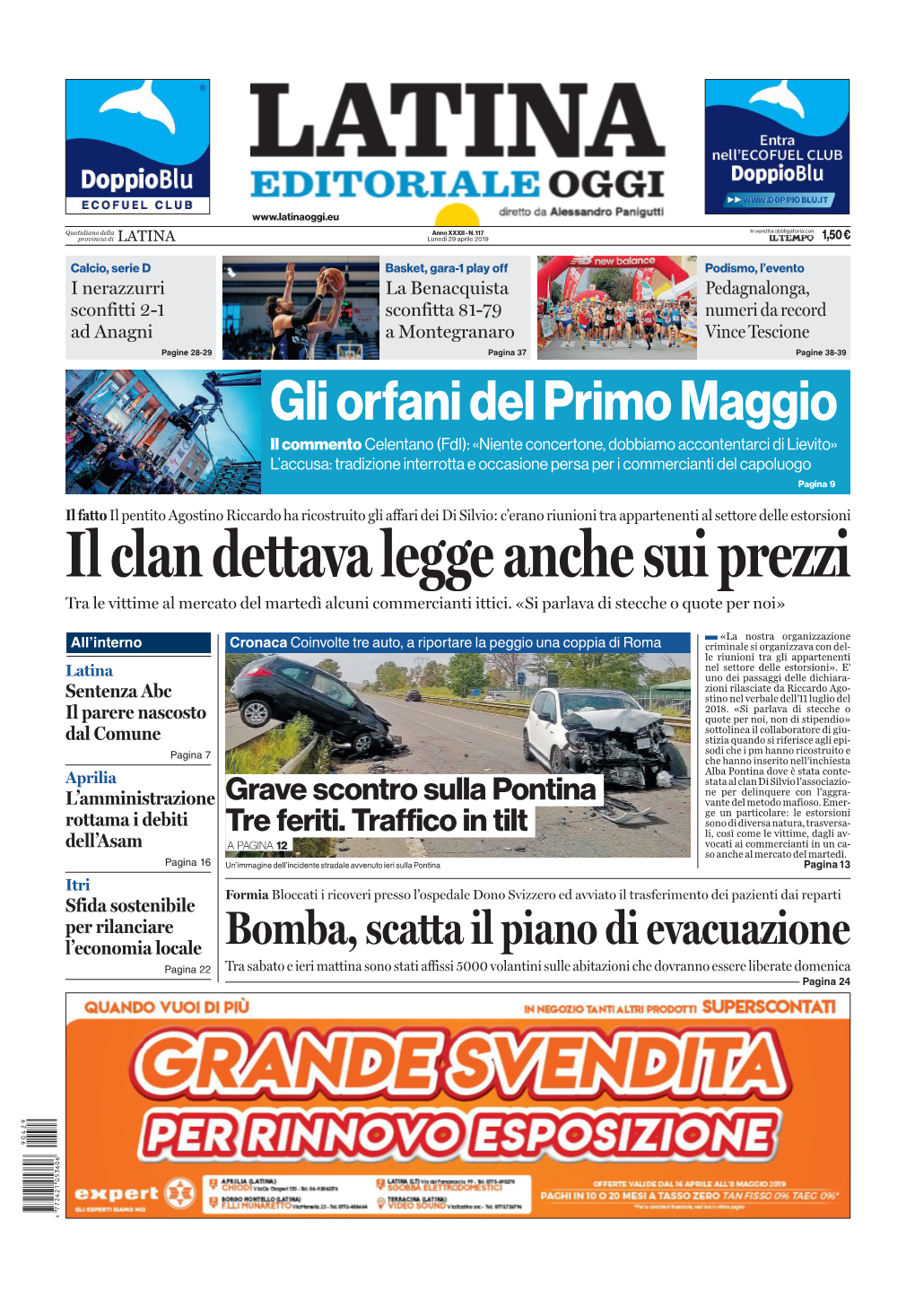 Da Latina Oggi Del 29 Apr. 2019.Pdf