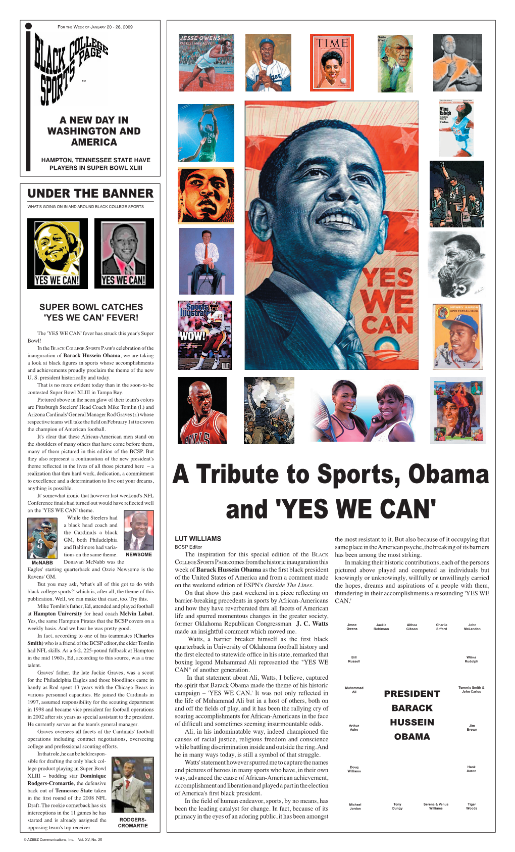 A Tribute to Sports, Obama and 'YES WE CAN'