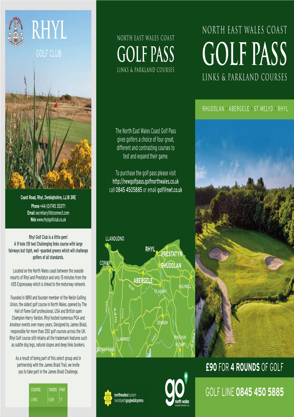 North East Wales Golf Pass