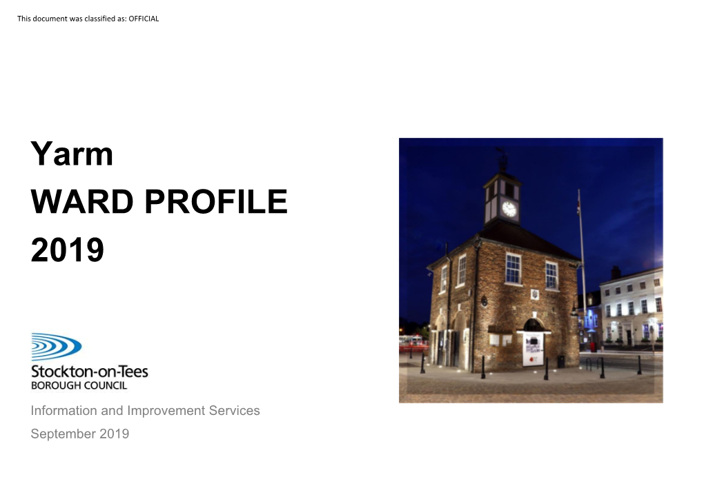 Yarm WARD PROFILE 2019