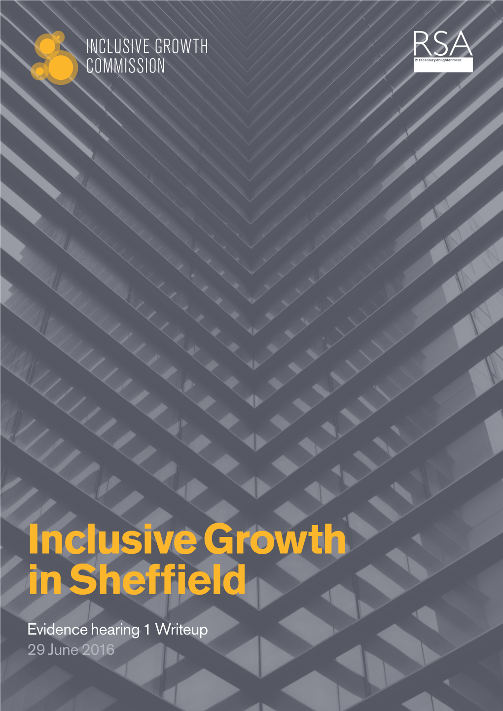 Inclusive Growth in Sheffield