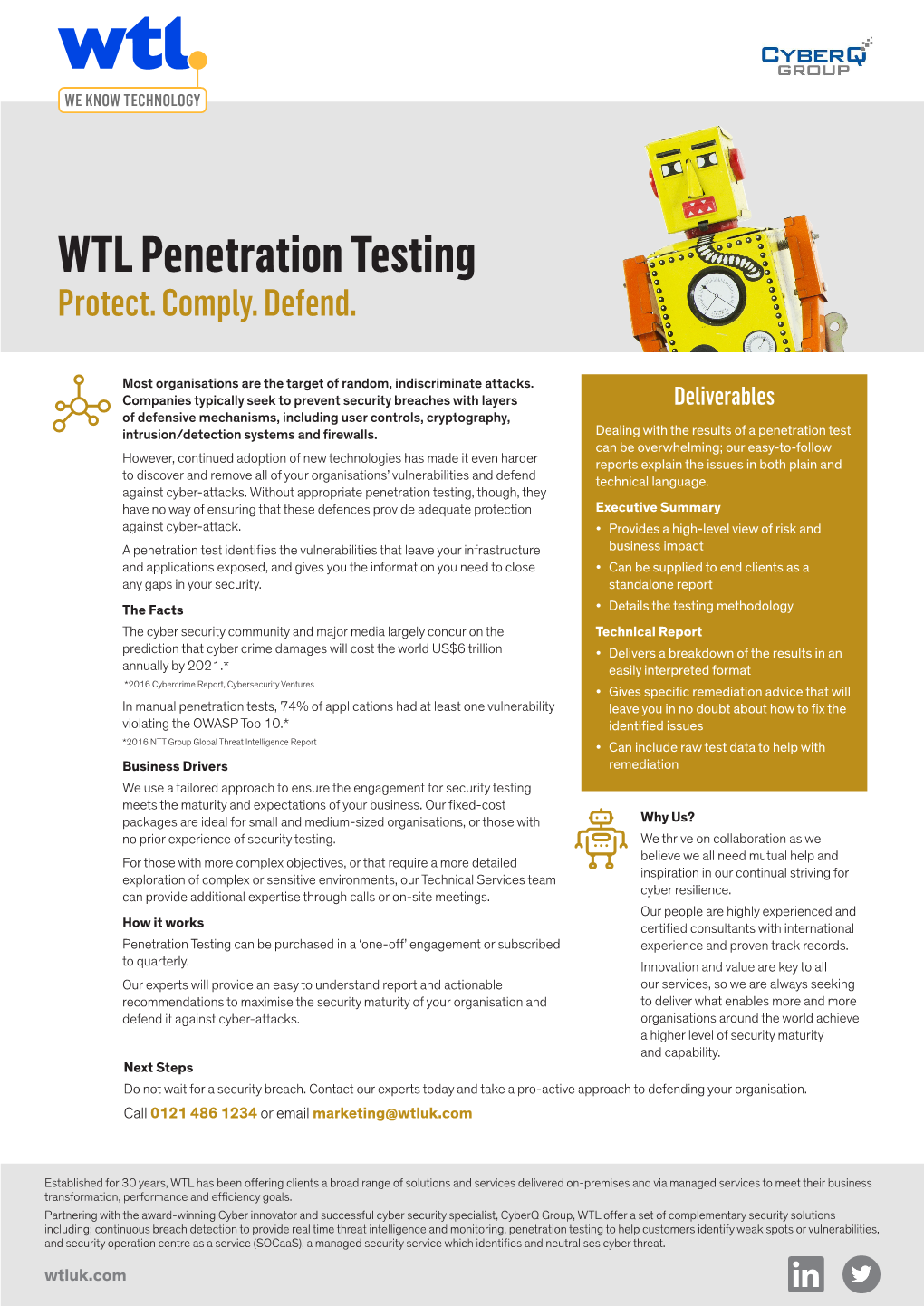 WTL Penetration Testing Protect