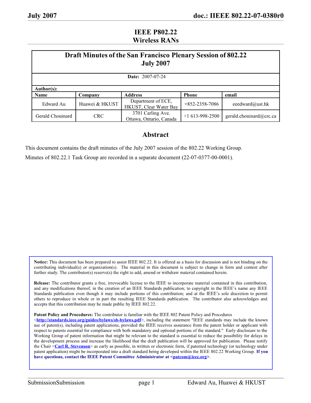 Wireless Regional Area Networks