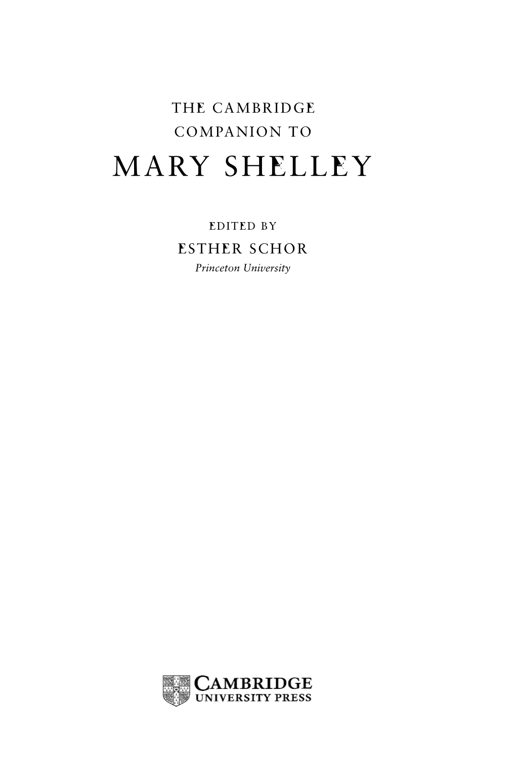 Mary Shelley