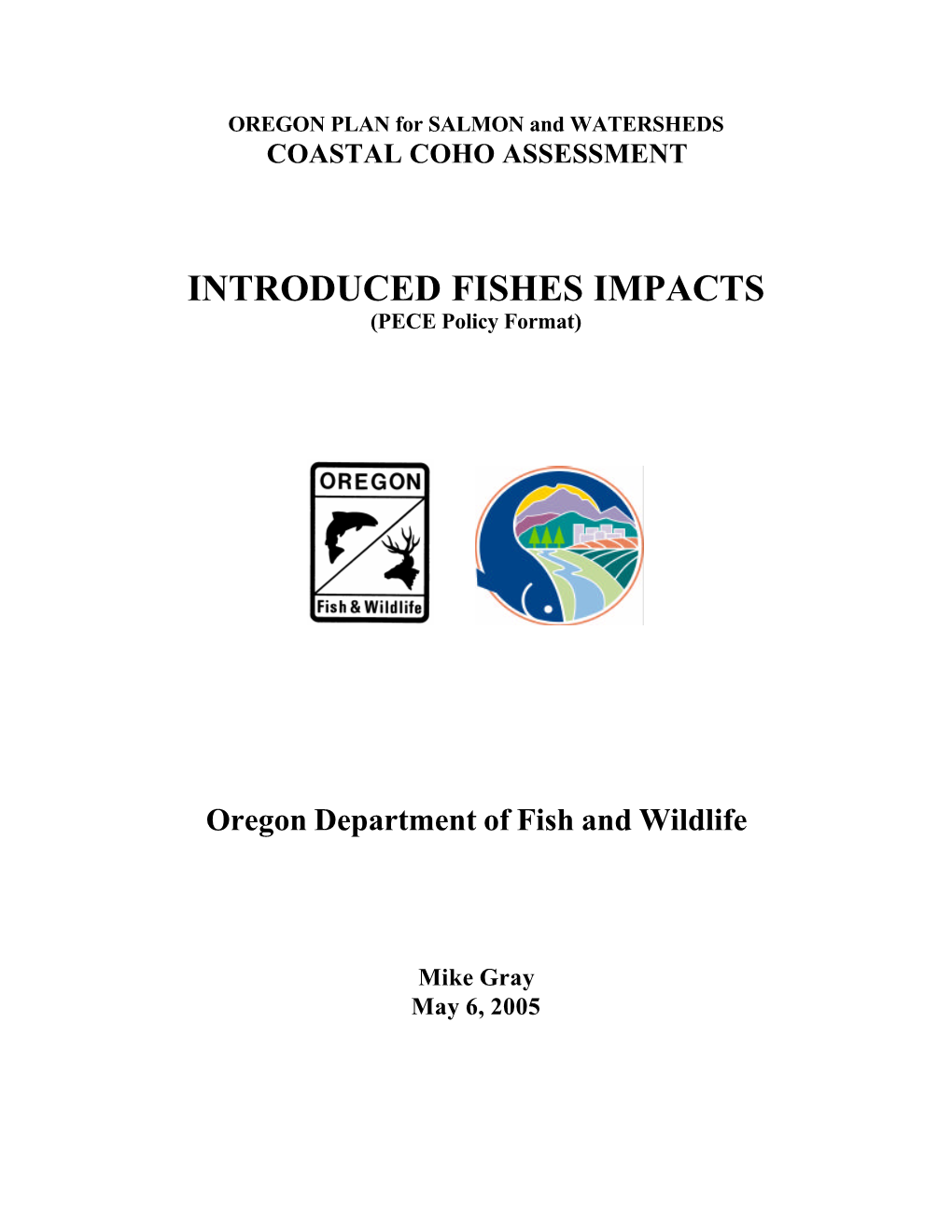 Final Introduced Fish Report