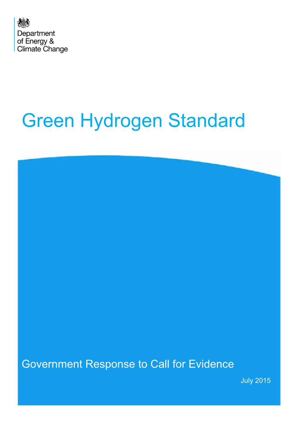 Green Hydrogen Standard