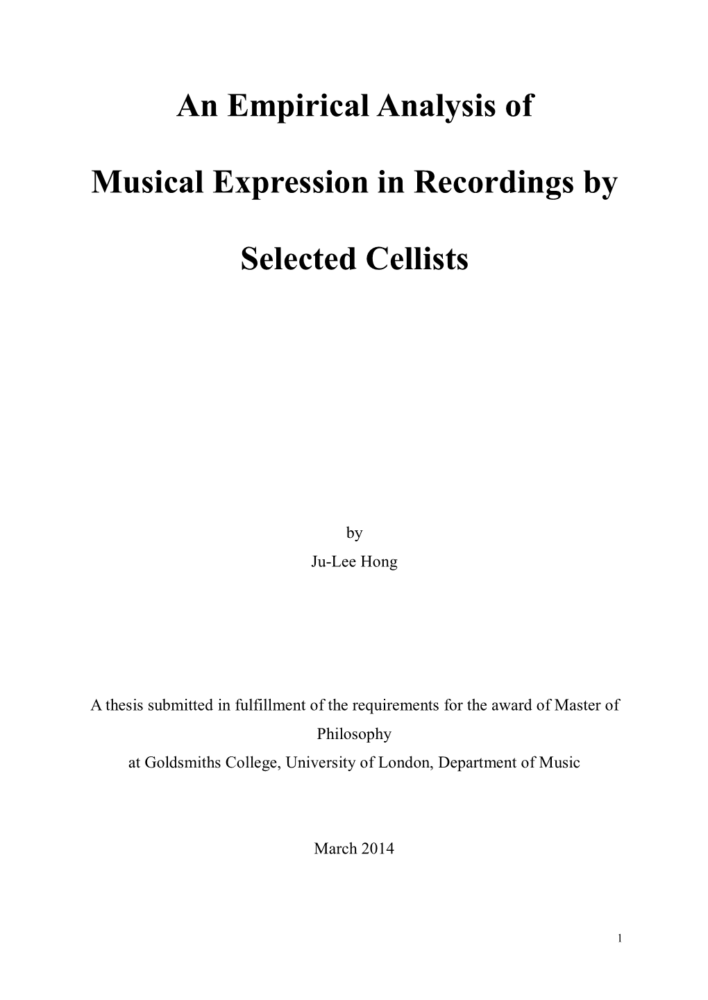 An Empirical Analysis of Musical Expression in Recordings By