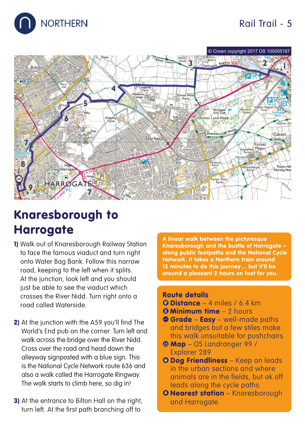 Knaresborough to Harrogate