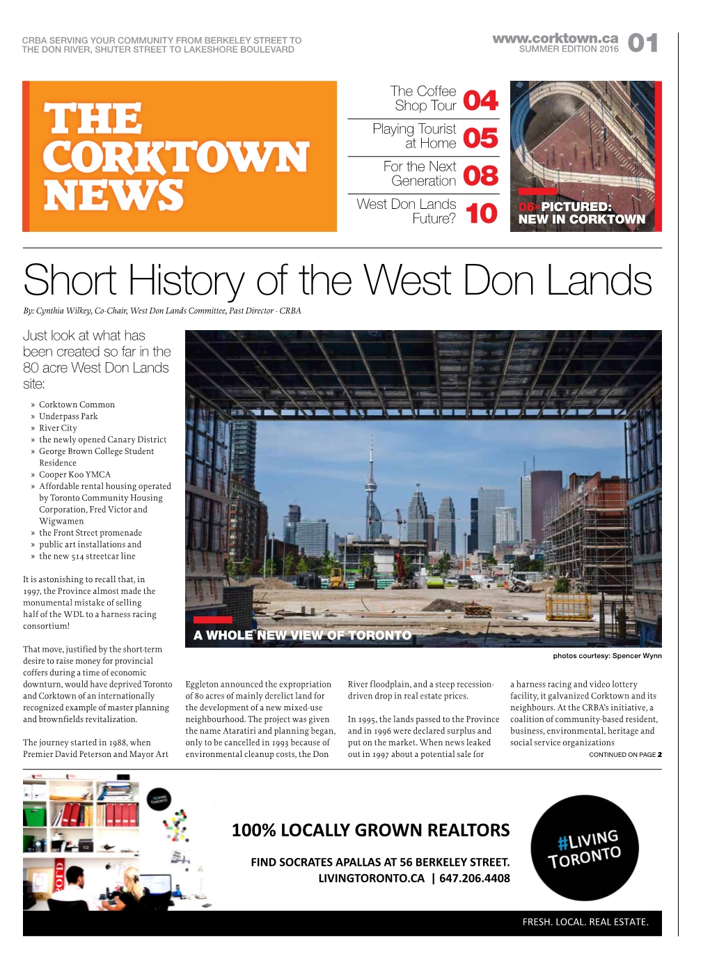 Short History of the West Don Lands