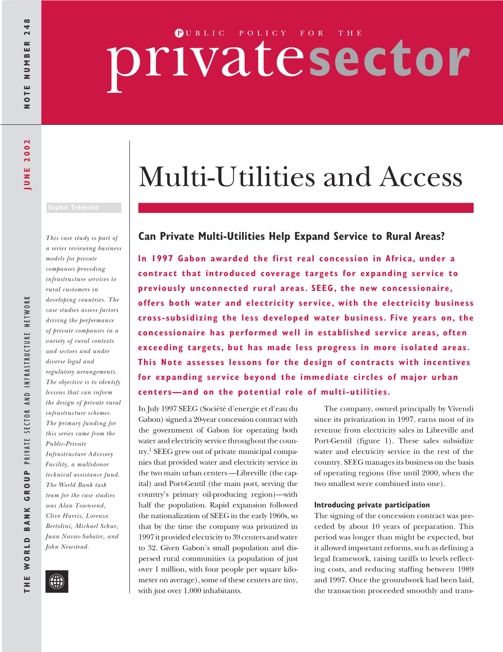 Multi-Utilities and Access