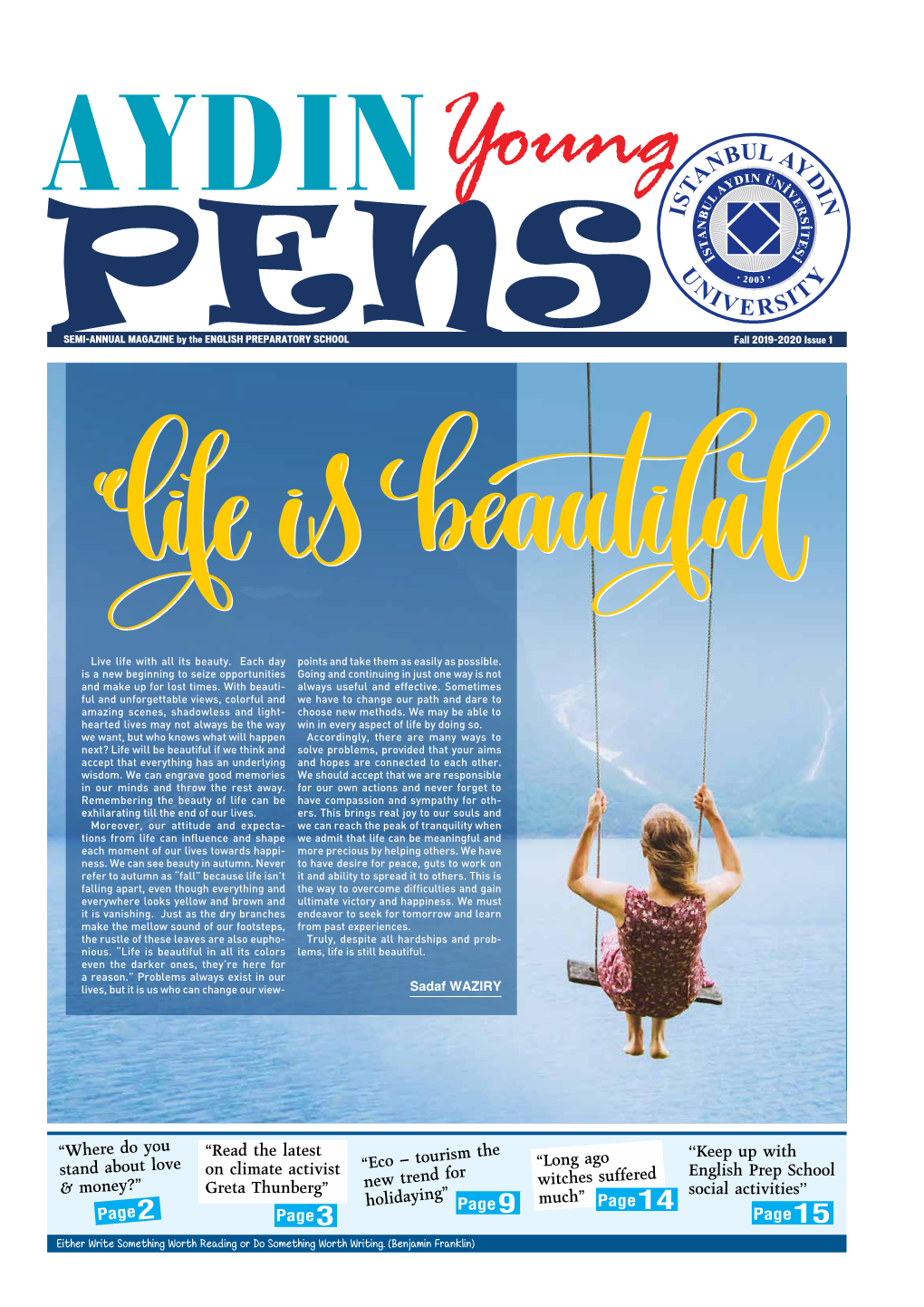 English Preparatory School Year 2019-2020 Issue 1