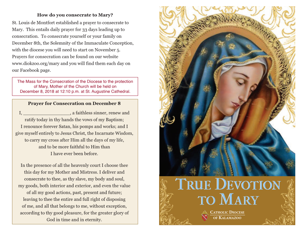 True Devotion to Mary True Devotion to Mary