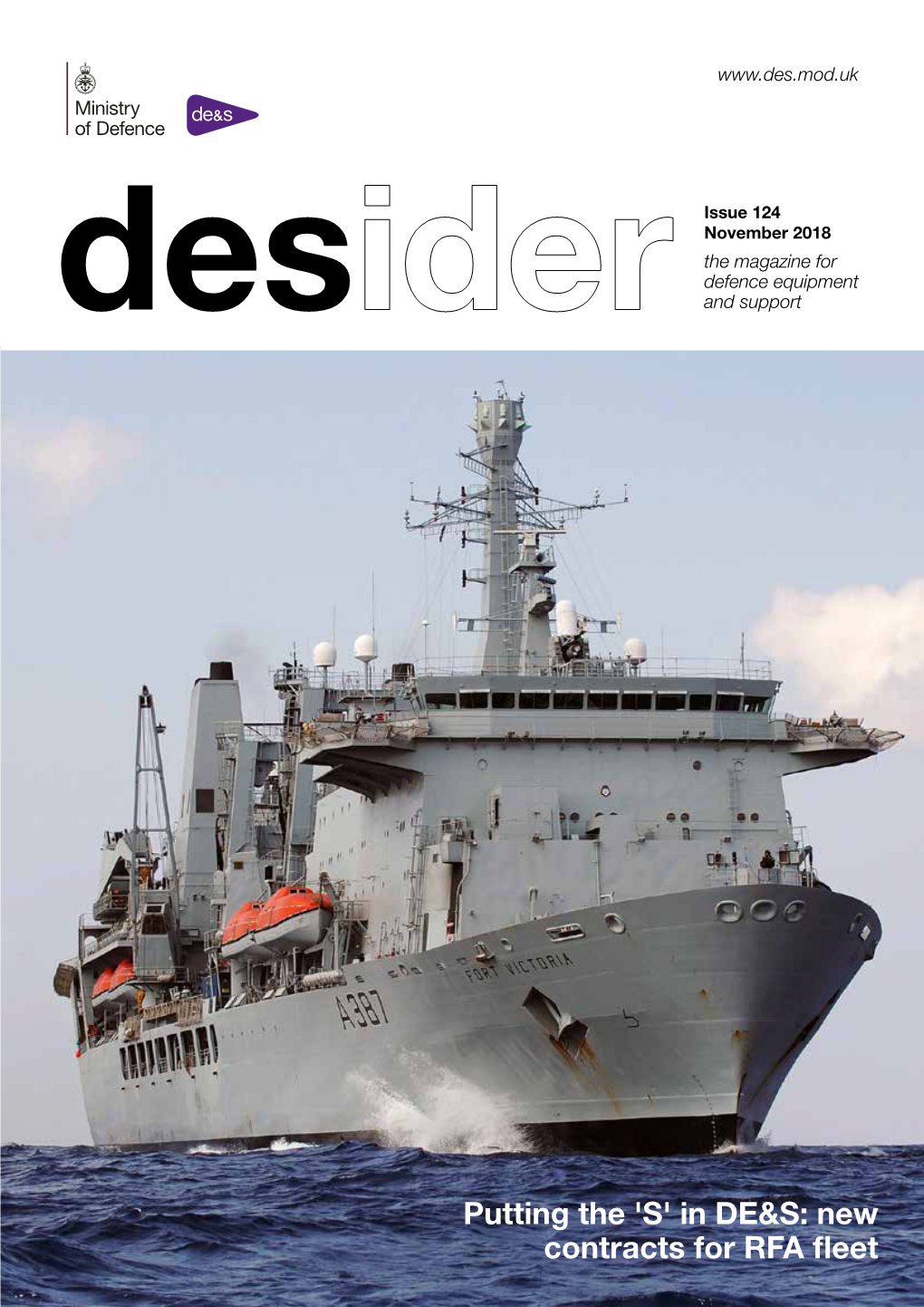 Desider November 2018 Feature Contents