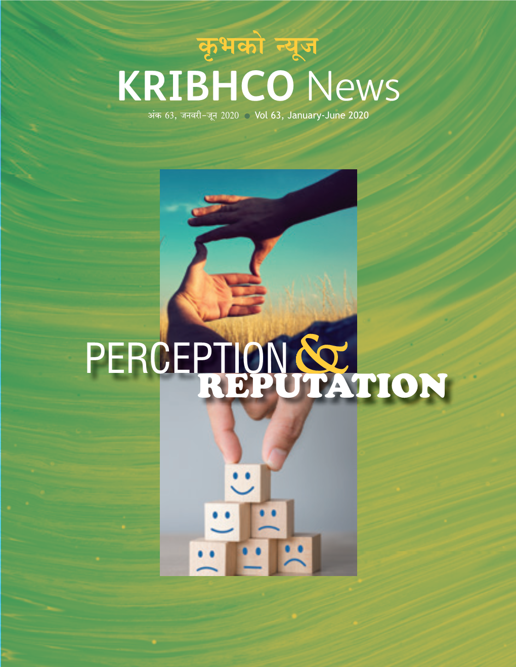 KRIBHCO News A§H$ 63, Ozdar-Oyz 2020 Vol 63, January-June 2020