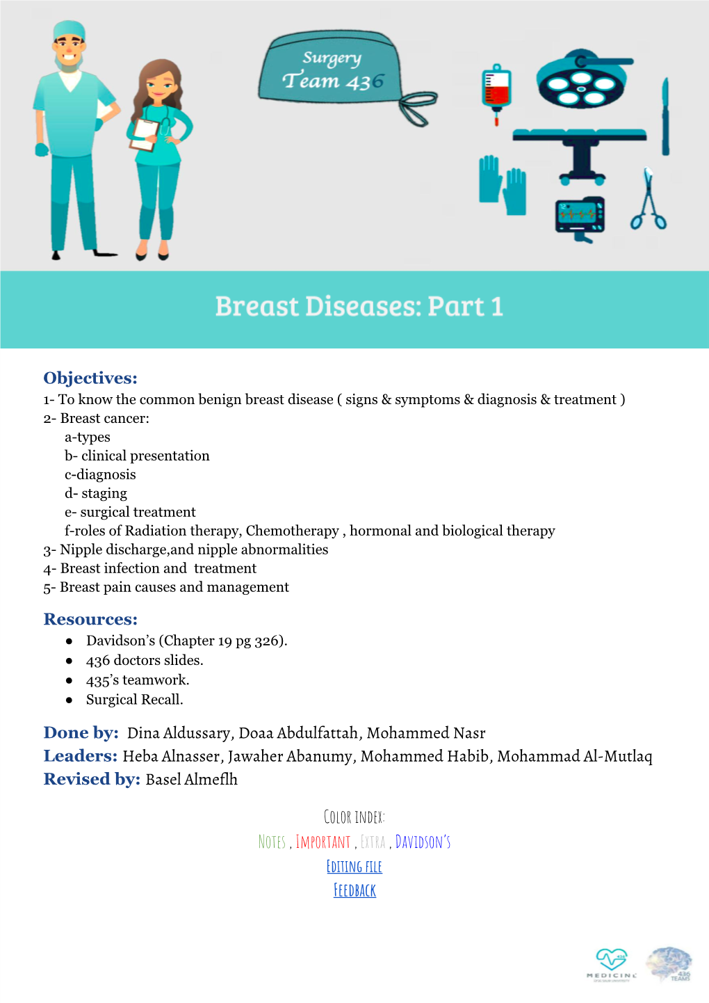5. Breast Diseases