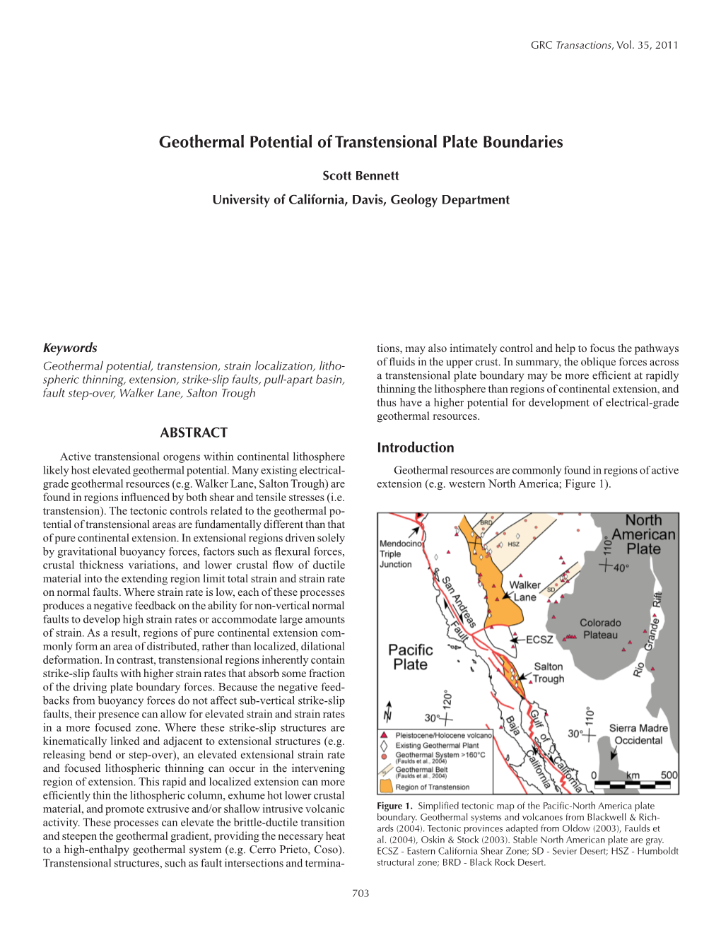 Geothermal Potential of Transtensional Plate Boundaries