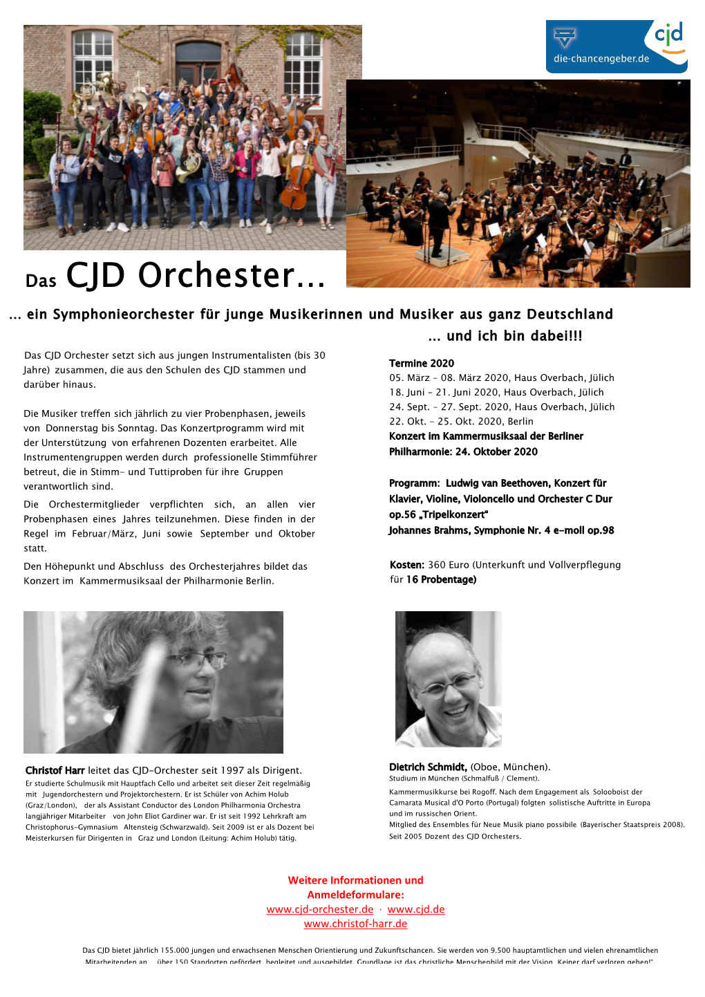 CJD Orchester-Information