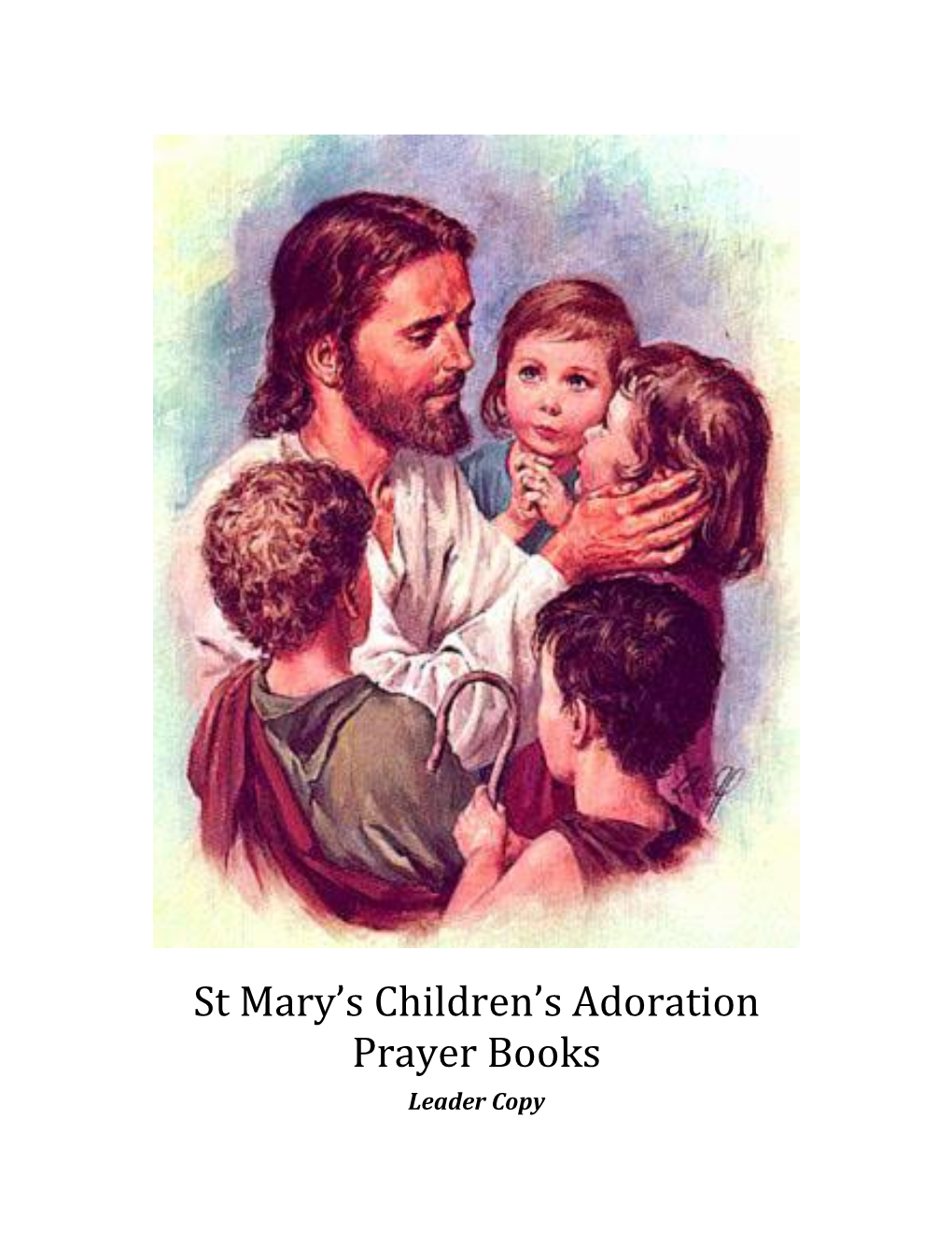 St Mary's Children's Adoration Prayer Books