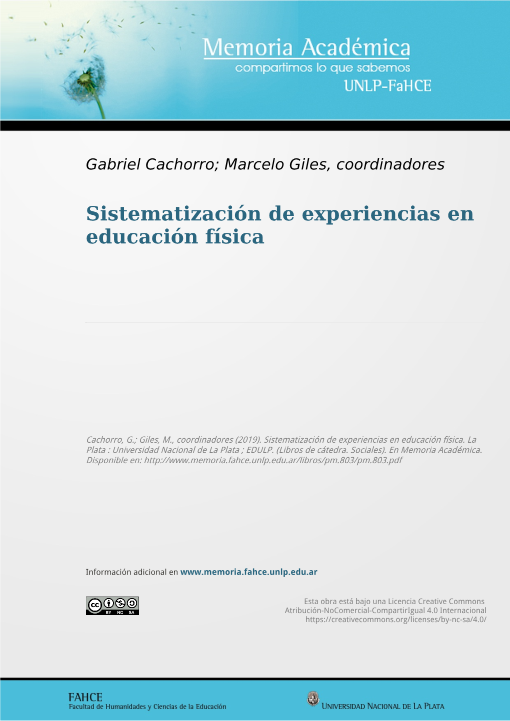 Sistematización De Experiencias En Educación Física