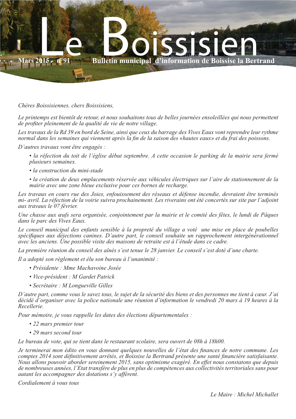 Bulletin Municipal D'information De Boissise La Bertrand
