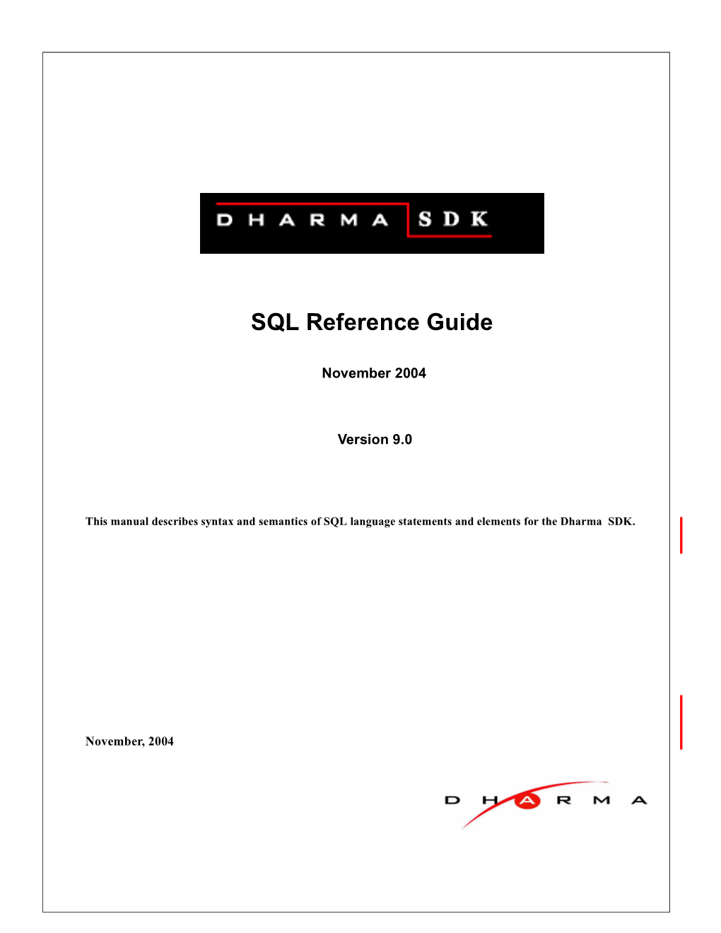 SQL Reference Guide