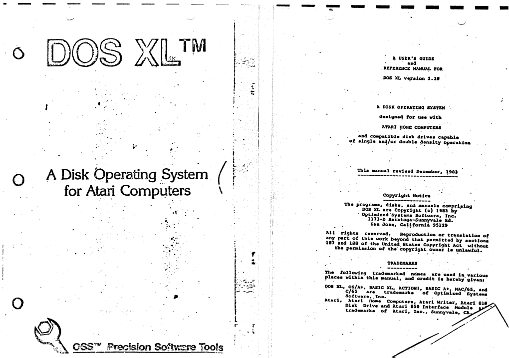 A Disk Qperqtißg Spsterrl for Atari Compvters