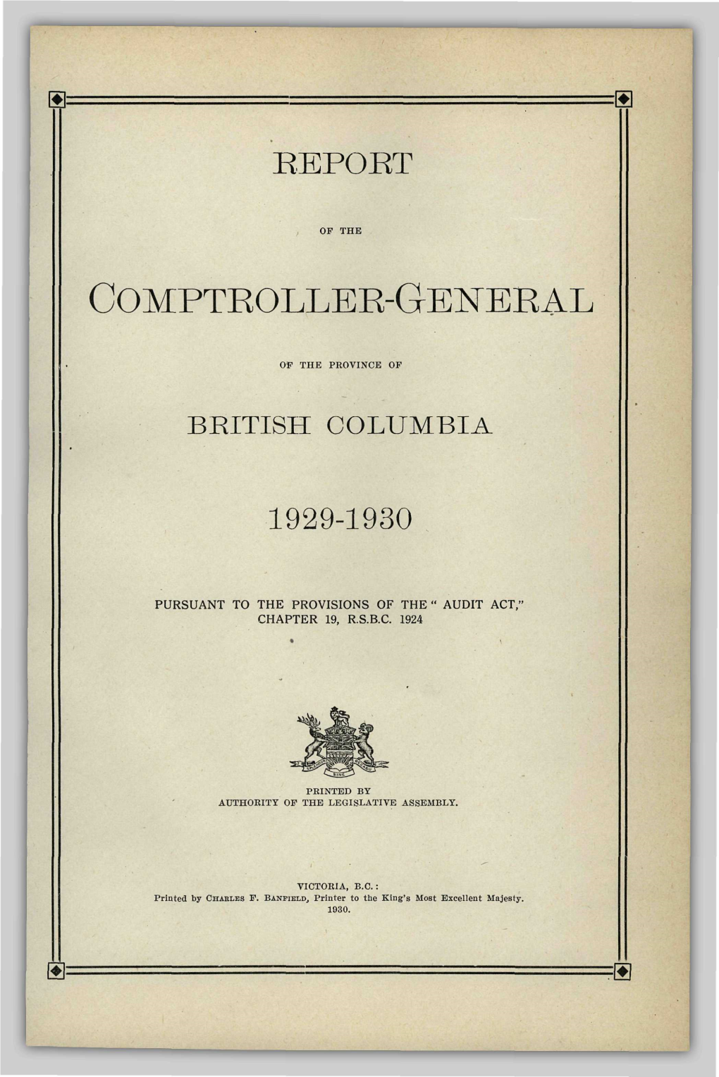 Comptroller-General