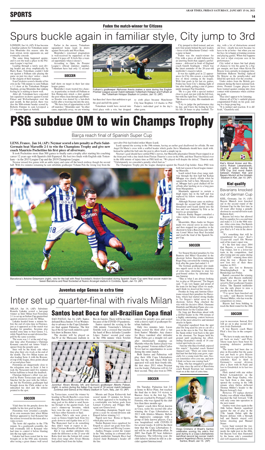 PSG Subdue OM to Win Champs Trophy