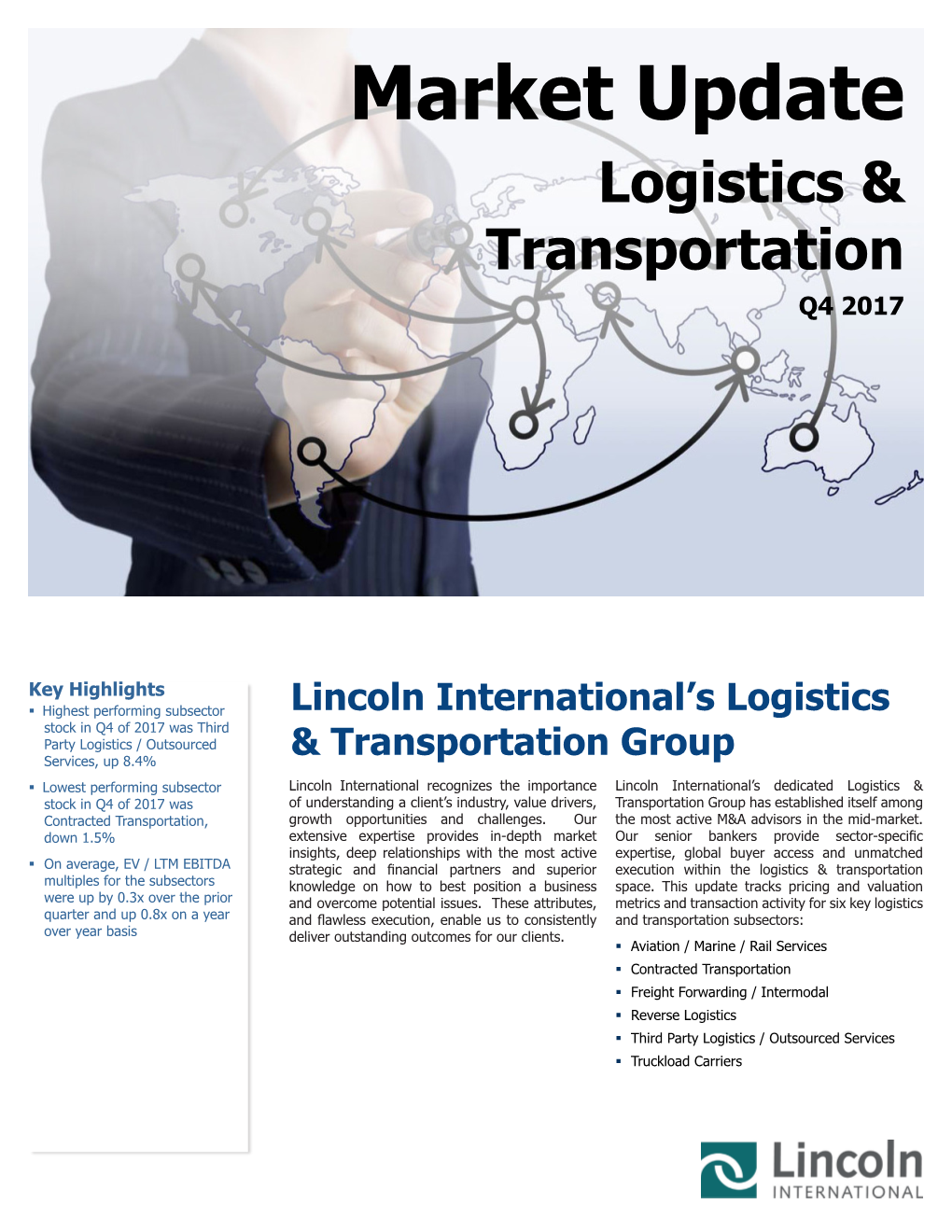 Market Update Logistics & Transportation Q4 2017