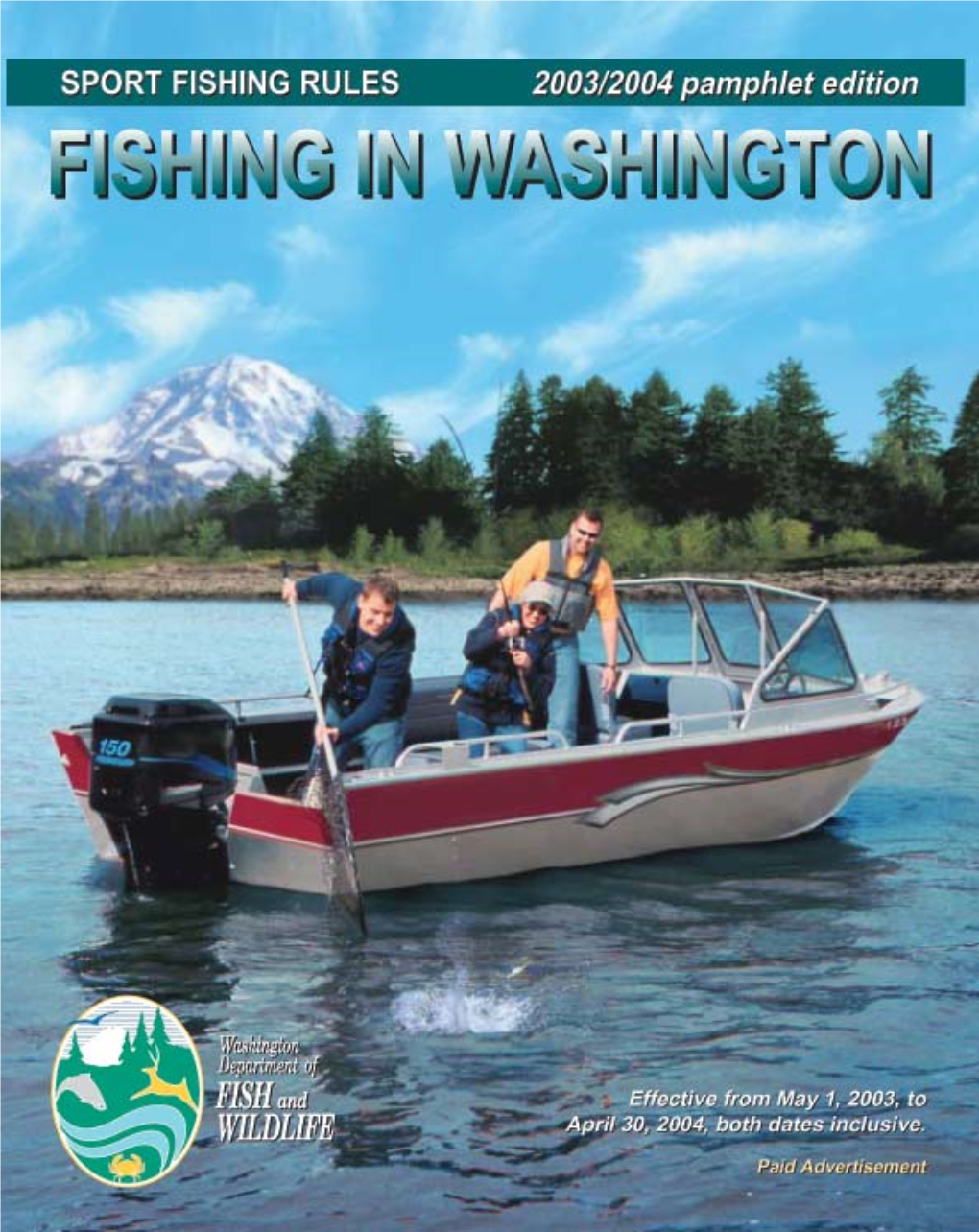 Sport Fishing Pamphlet 2003-2004