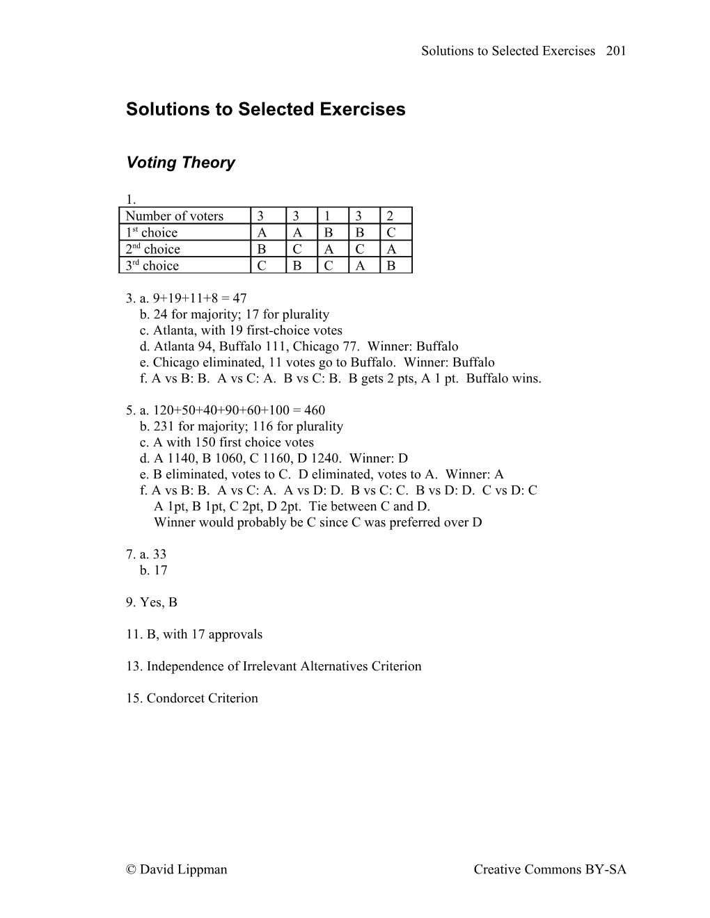 Solutions to Selected Exercises