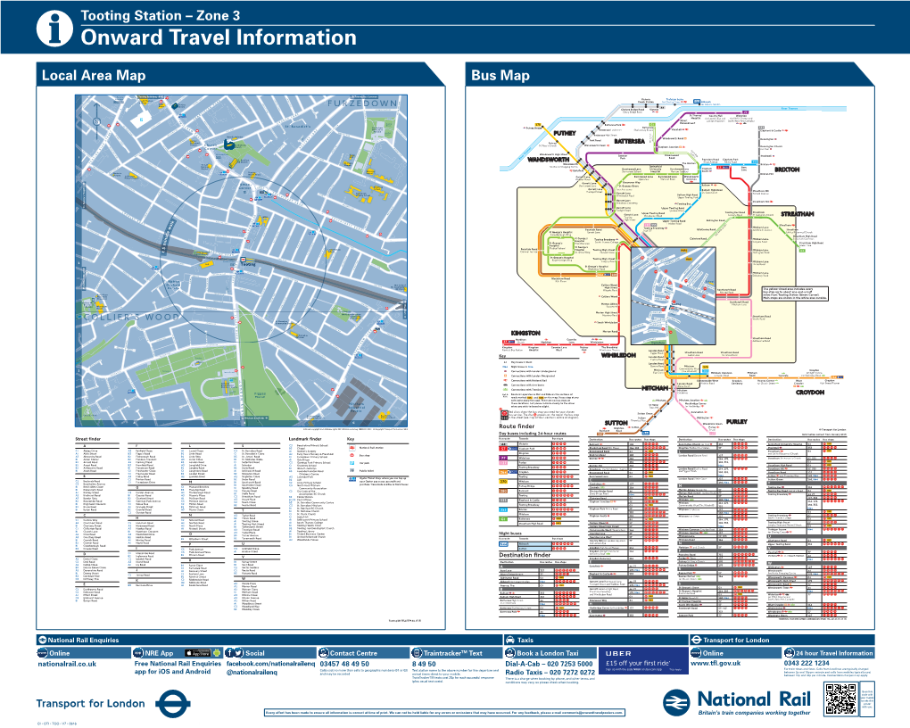 Buses from Tooting Station (Amen Corner)