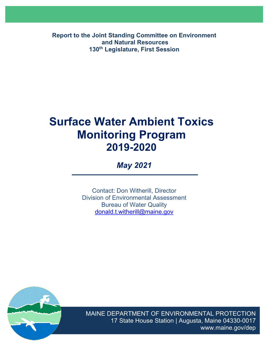 Surface Water Ambient Toxics Monitoring Program 2019/2020