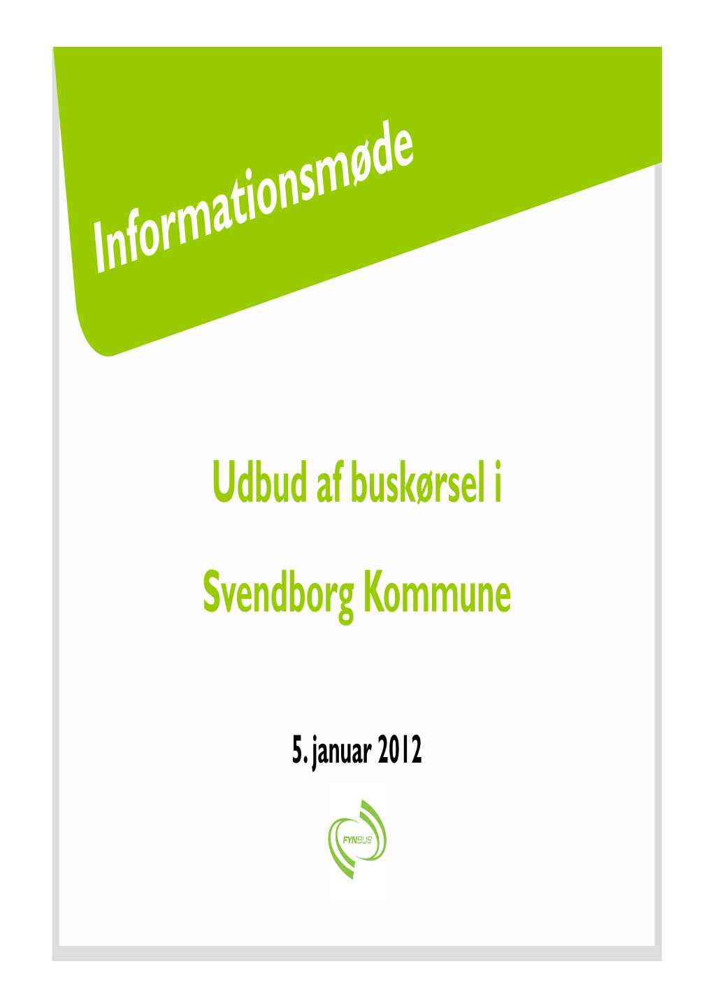Udbud Af Buskørsel I Svendborg Kommune